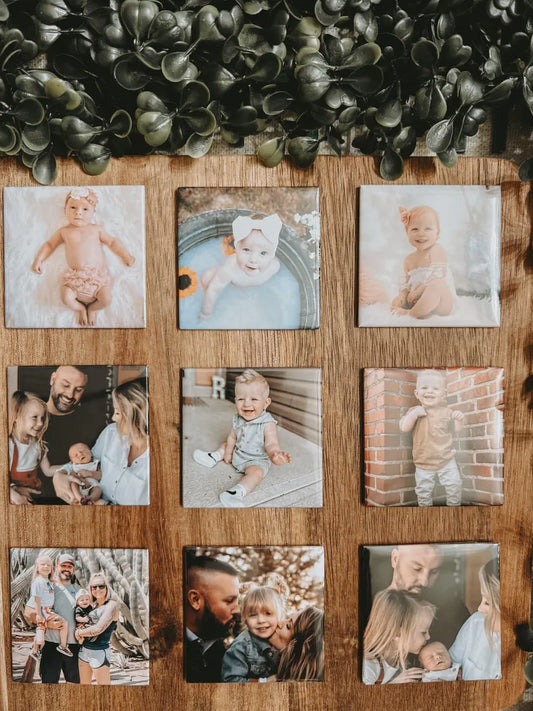 Custom Photo Magnets - Personalized Magnets for Fridges & Gifts Set of 3 Magnets | SnapiMags